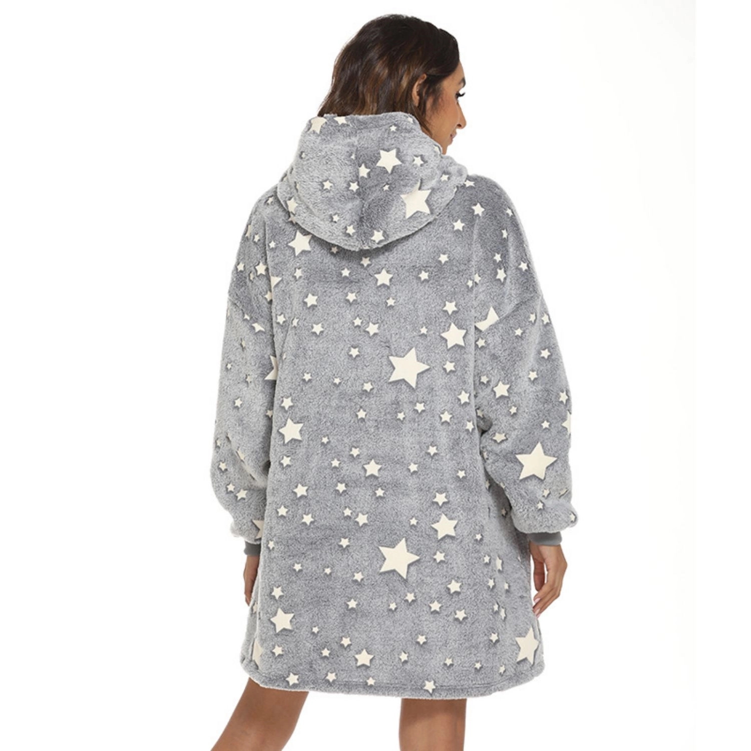 Glow In The Dark Oversized Microfiber Wearable Blanket 8