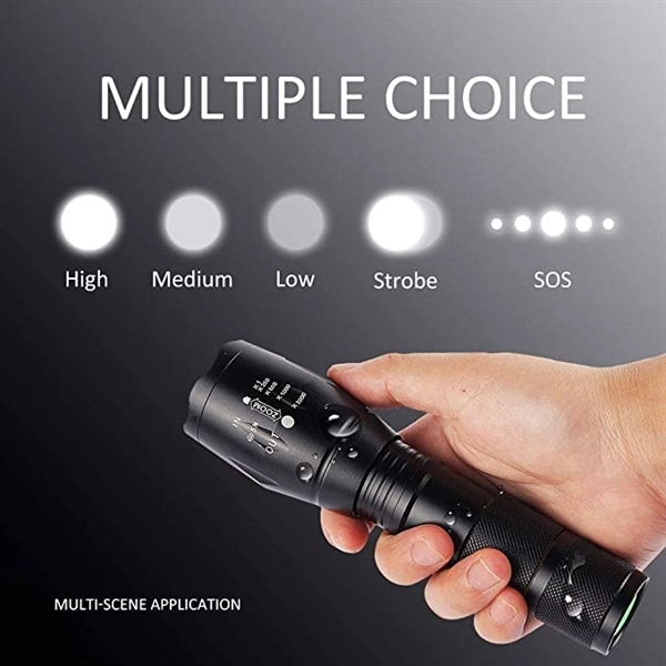 Waterproof LED Flashlight With High Lumens 2