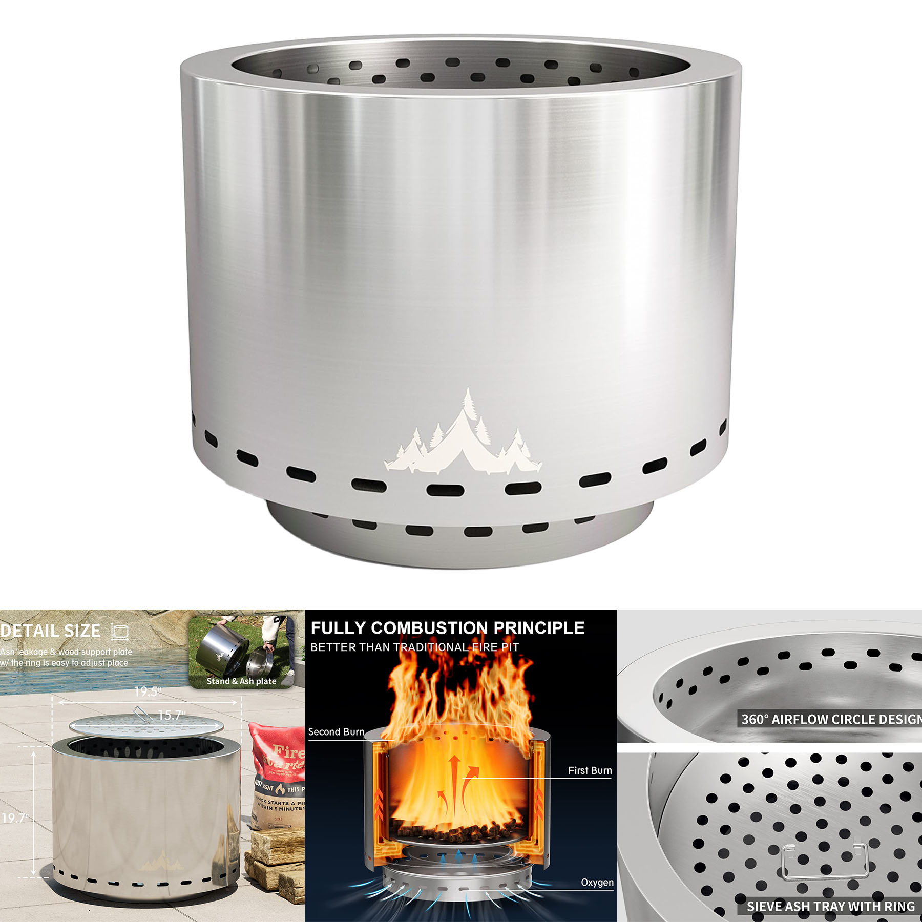 Smokeless Fire Pits for Outside 2