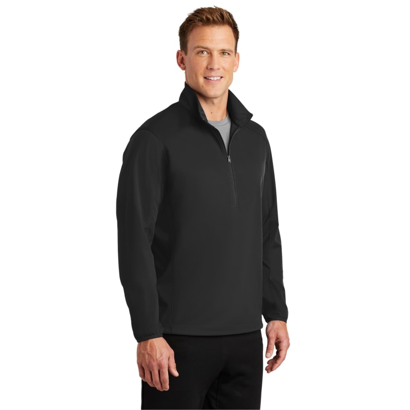 Port Authority Active 1/2-Zip Soft Shell Jacket. 3