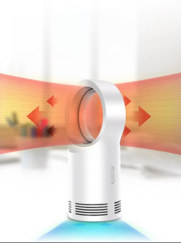 Abs Compact Bladeless Heater Fan 1