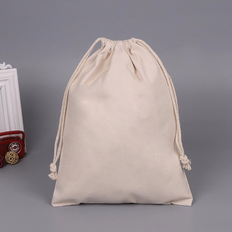 Cotton Canvas Drawstring Bag 4