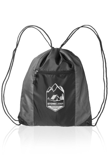 Zipper Pocket Drawstring Bags 1