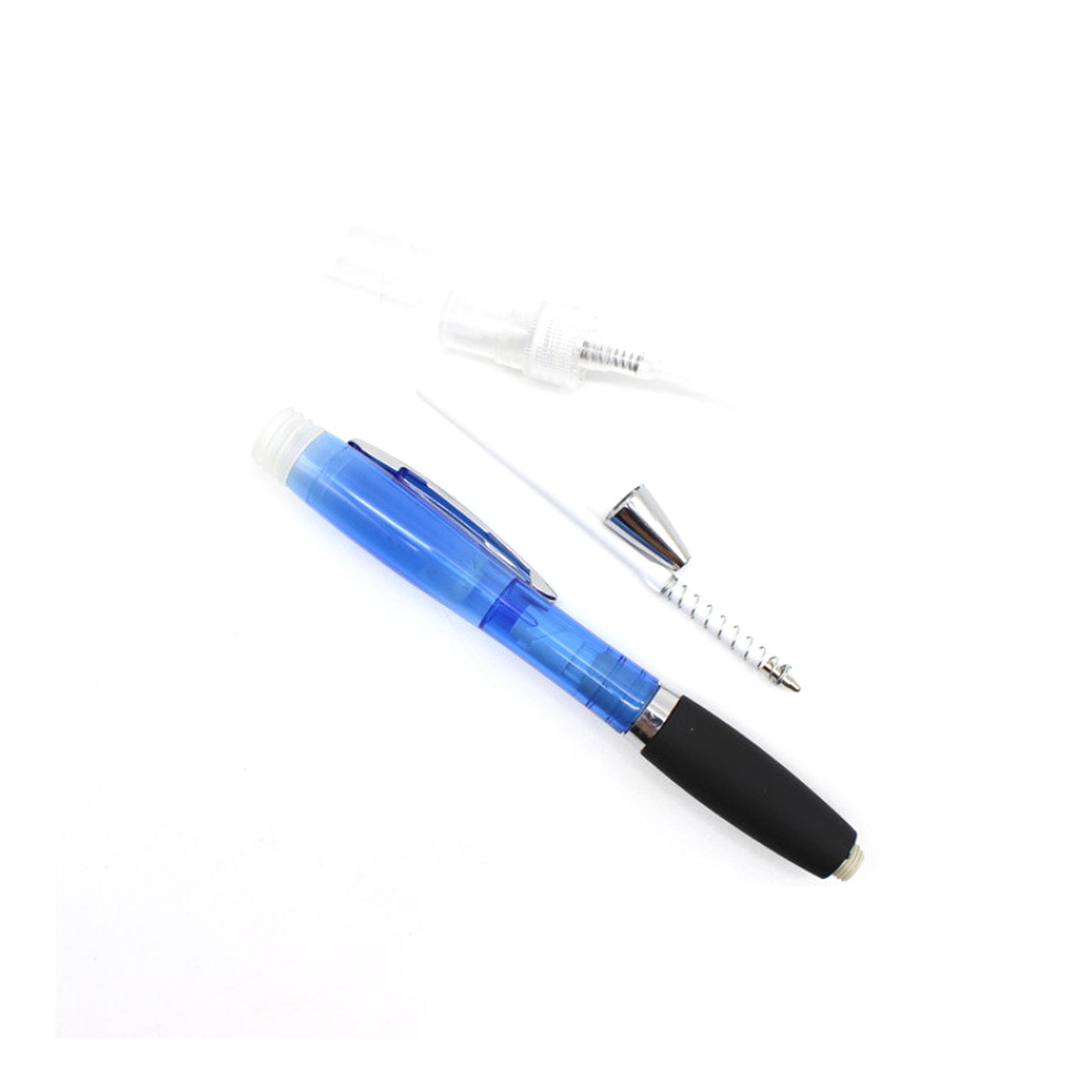 2-in-1 Ballpoint Pen With Mini Disinfectant Spray Bottle 7