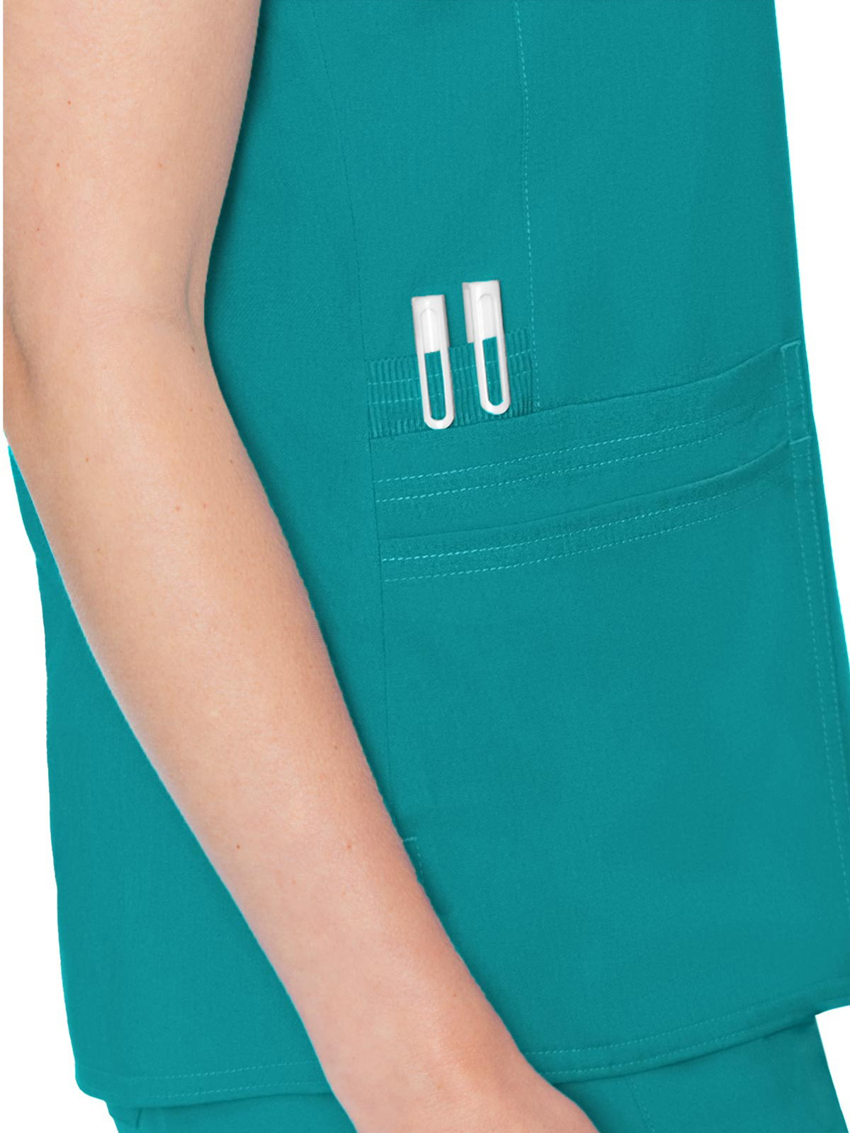 Med Couture - MC Touch - Women's 6-Pocket Raglan Sleeve Top 21