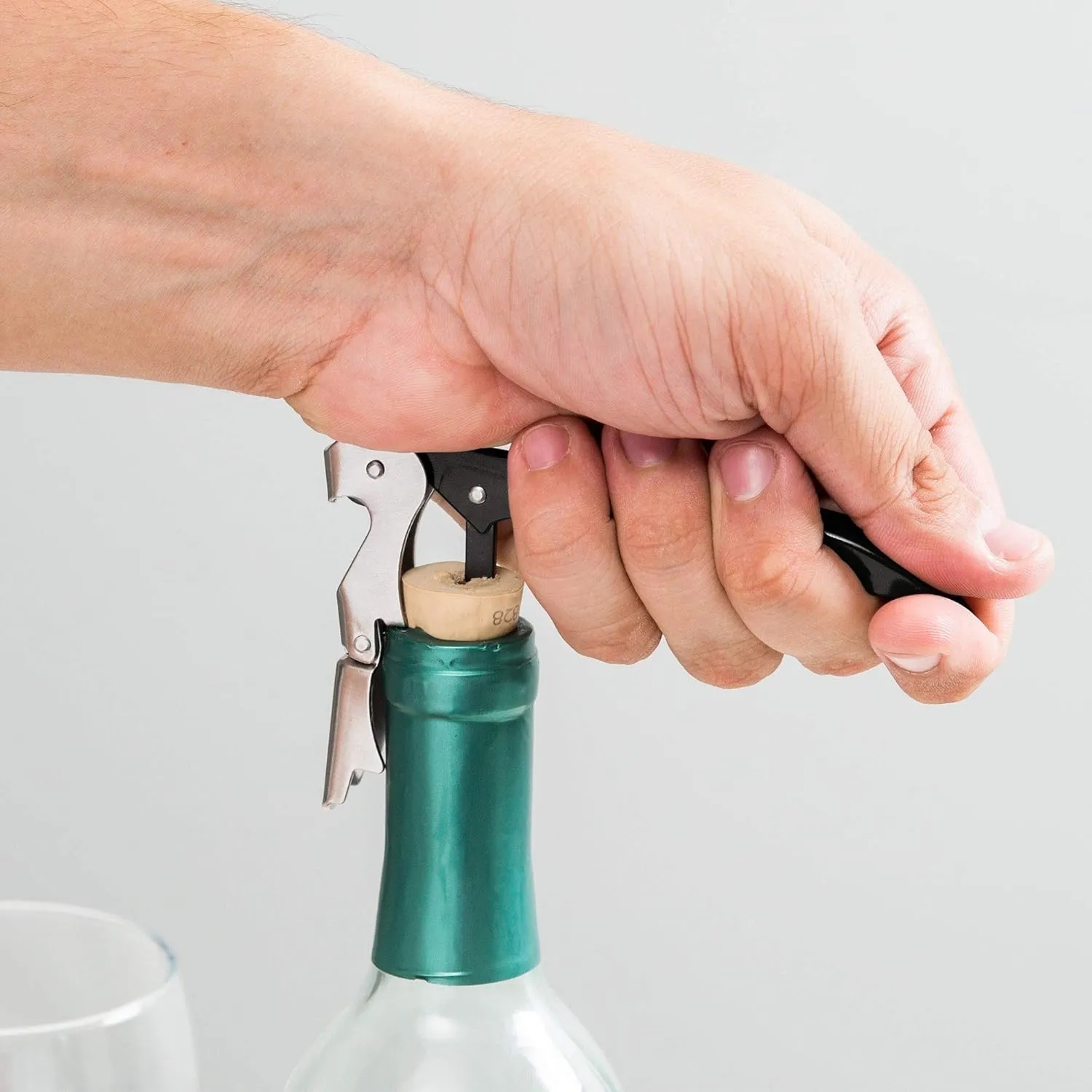 3-in-1 Stainless Steel Wine Opener 4