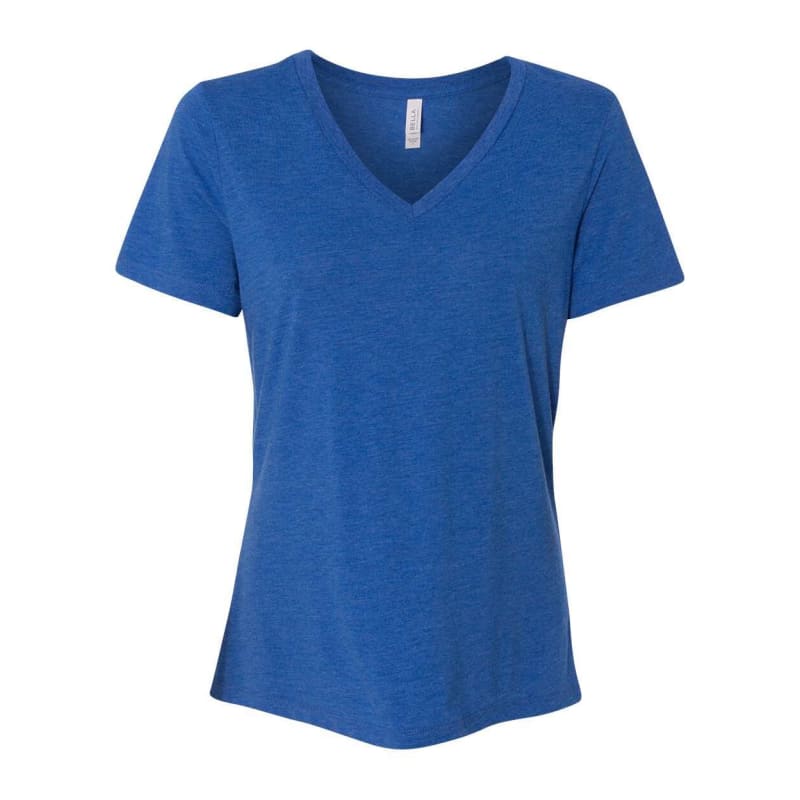 Bella + Canvas Ladies' Relaxed Triblend V-Neck T-Shirt 1