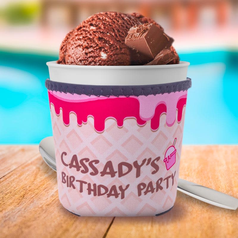 Full Color Neoprene Ice Cream Pint Sleeves 9