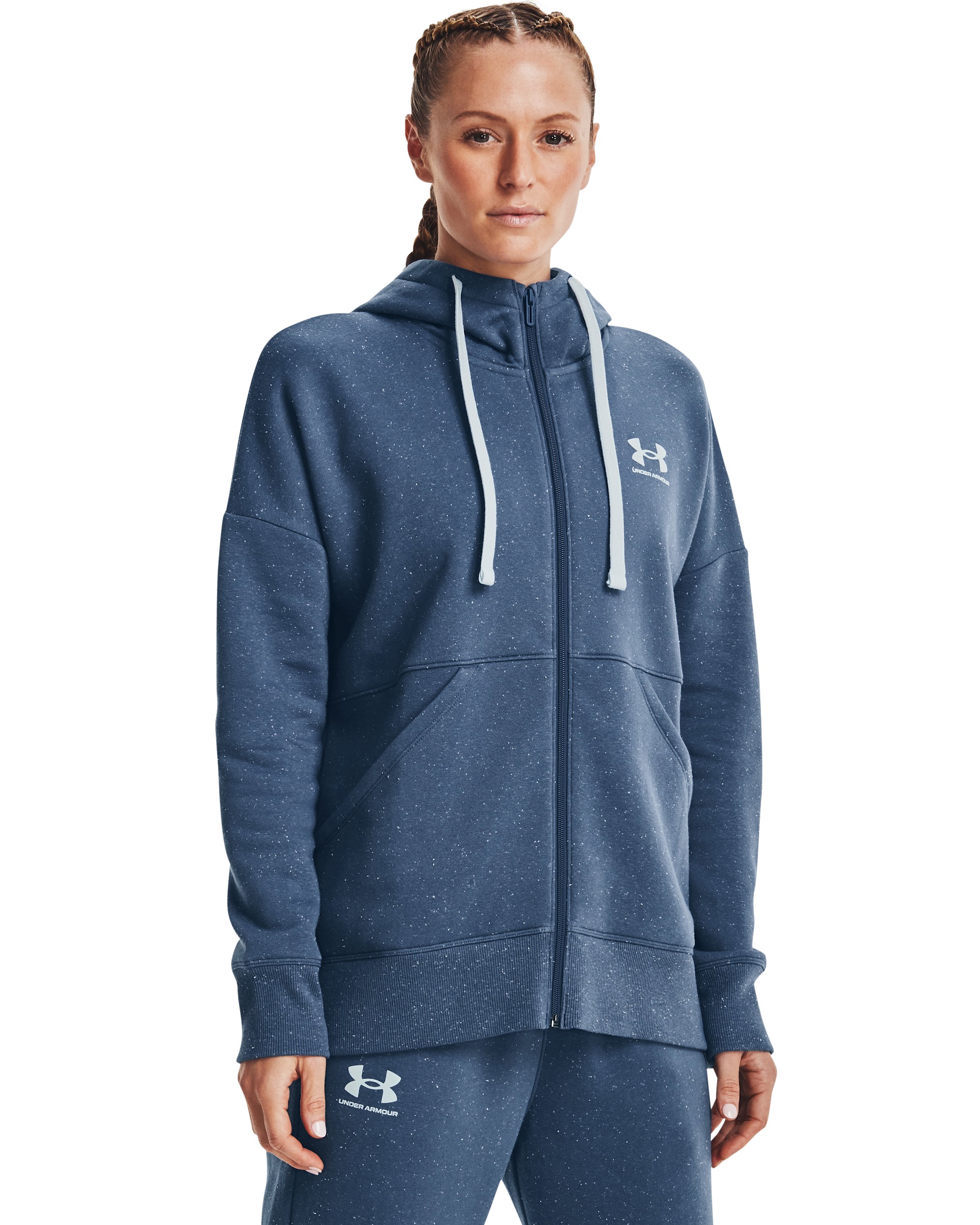 UA Rival Fleece Women's Full Zip Hoodie 5