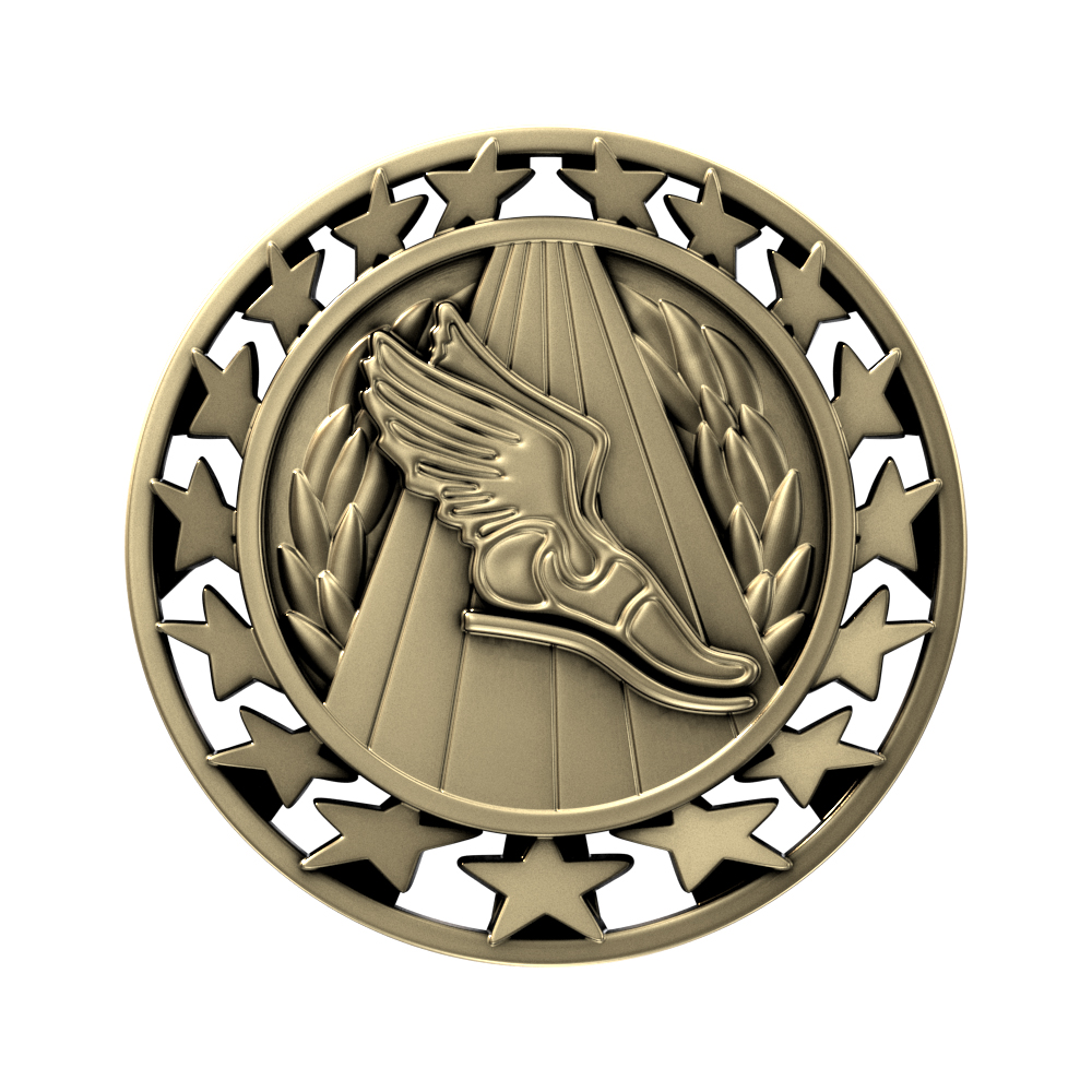 Track Star Medallion (2-1/2") 7