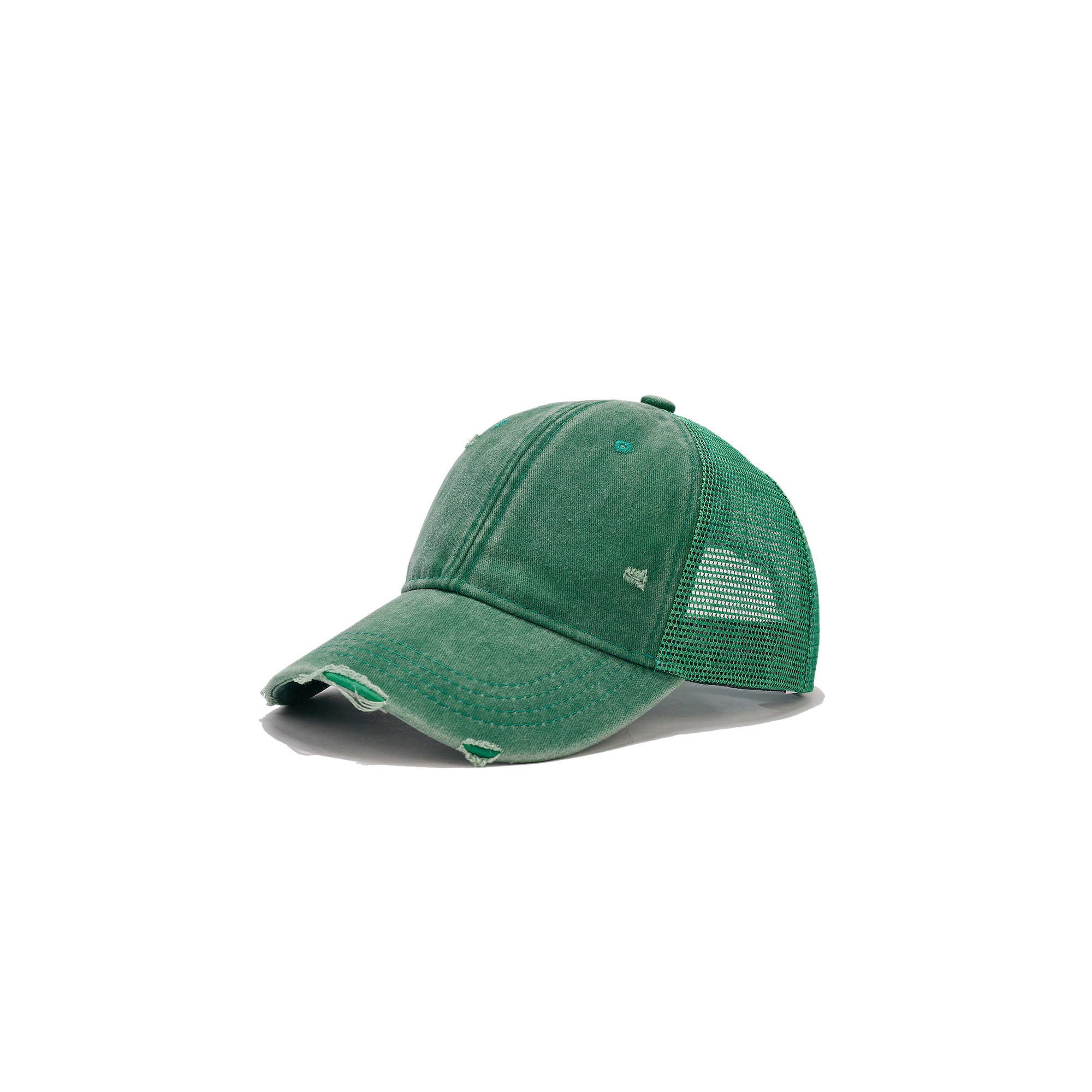Cotton Ponytail Adjustable Criss Cross Dad Cap 10