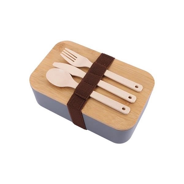 Fiber Lunch Box with Cutting Board Lid 6