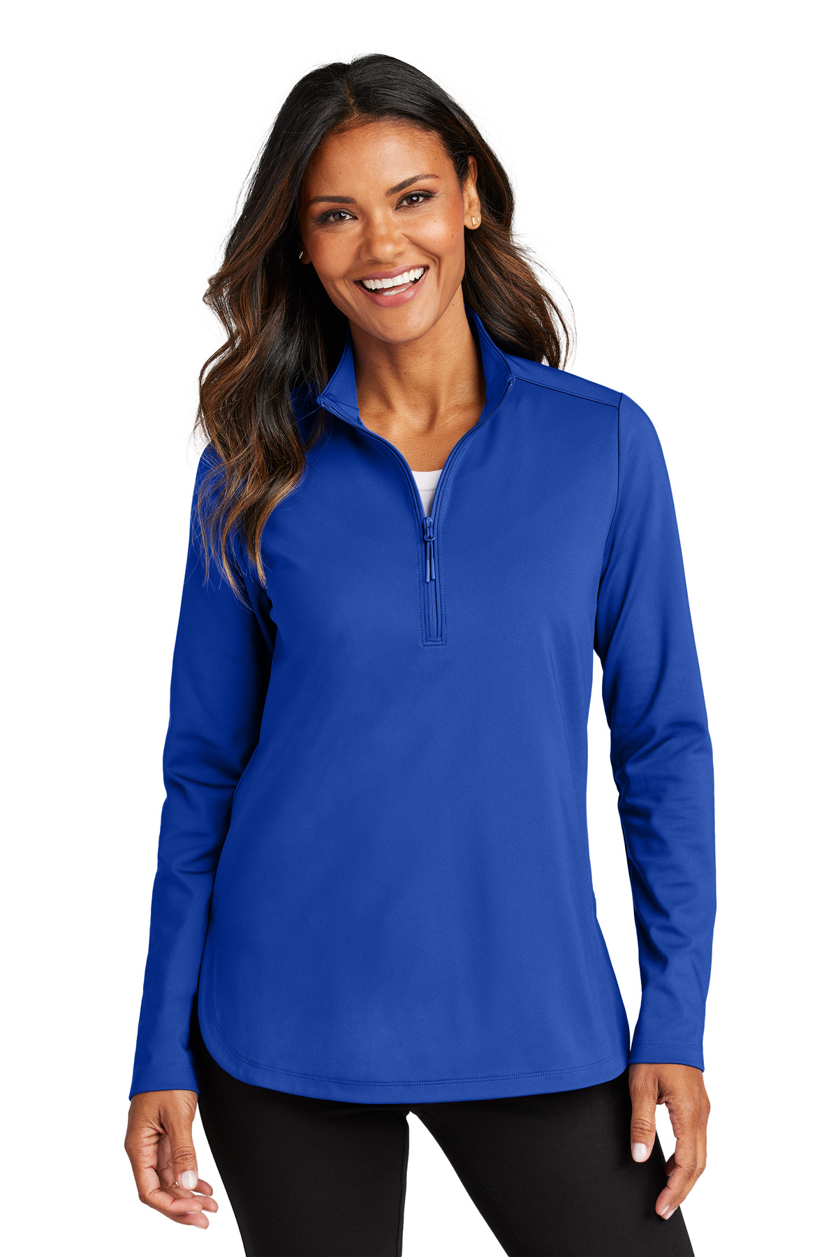 Port Authority Women's C-FREE Double Knit 1/4-Zip LK880 49