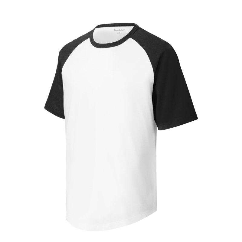 Sport-Tek Short Sleeve Colorblock Raglan Jersey. 7