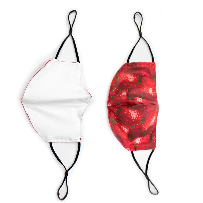 Adjustable Stretch Youth / Small 2 Ply Structured Face Mask 1