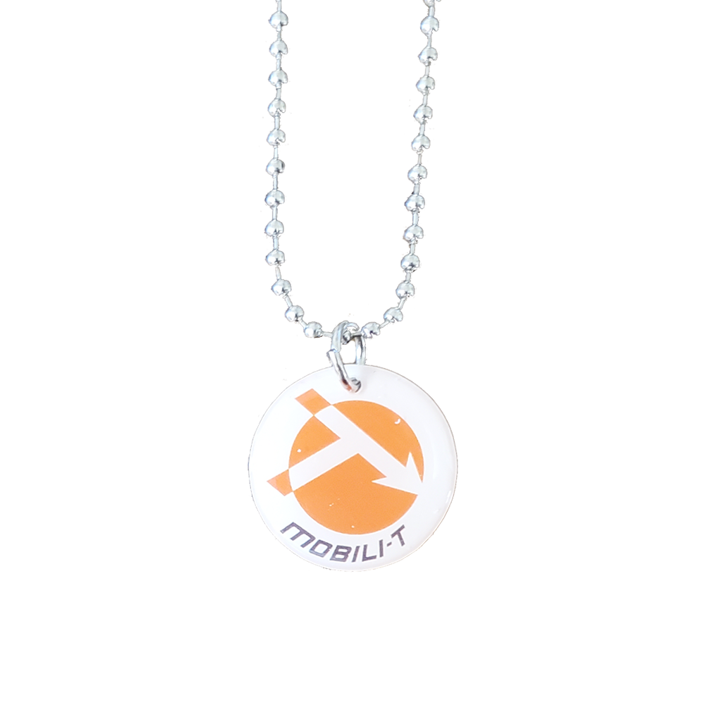 Ball Chain Necklace with Custom Pendant / Charm - Up to 1 Sq.In. 5