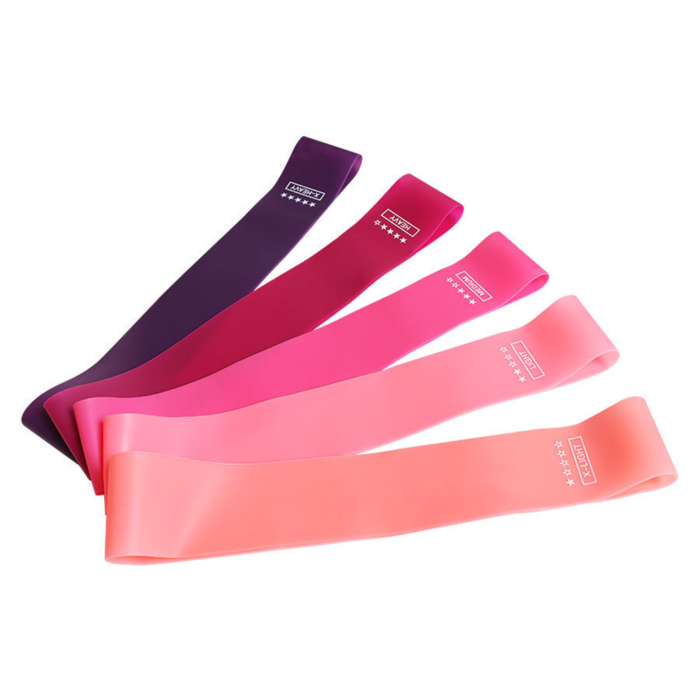Silicone Yoga Stretch Band(Five piece set) 5