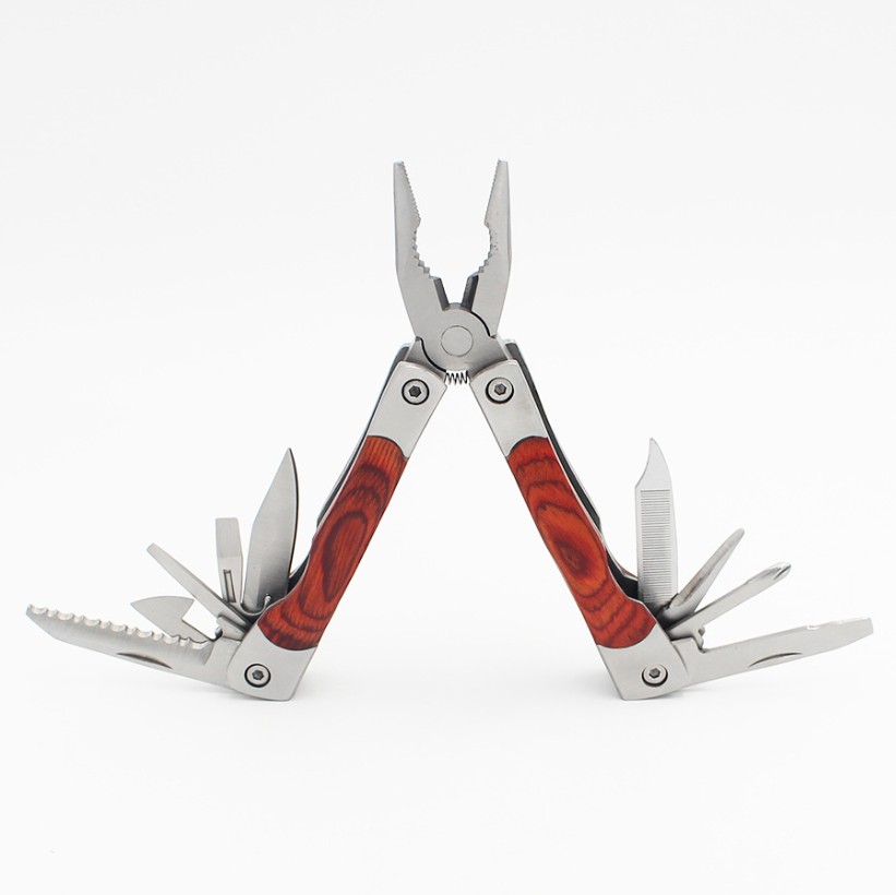 Folding Multi-Tool with Wooden Handle 11