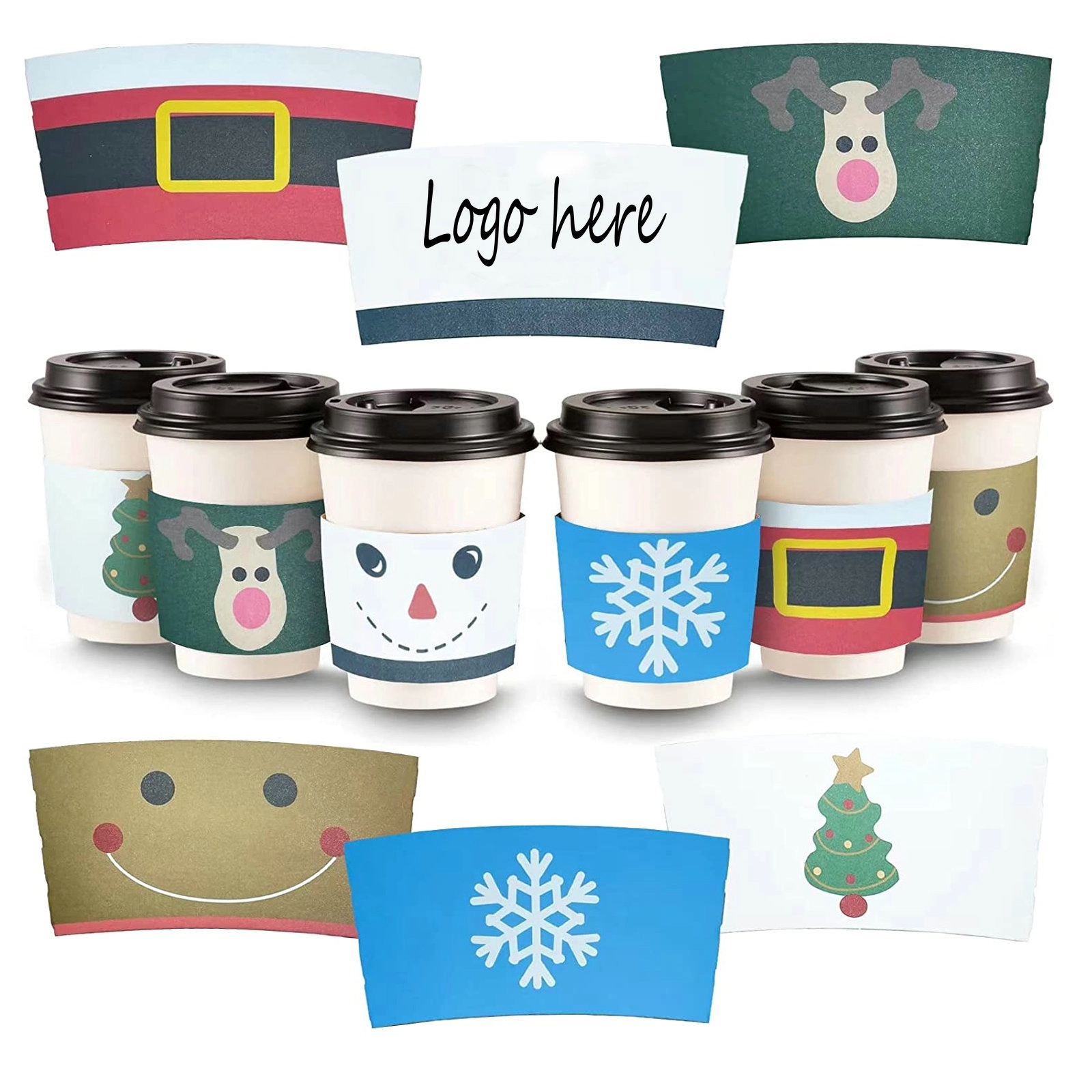 Insulated Full Color Coffee Cup Sleeves 3
