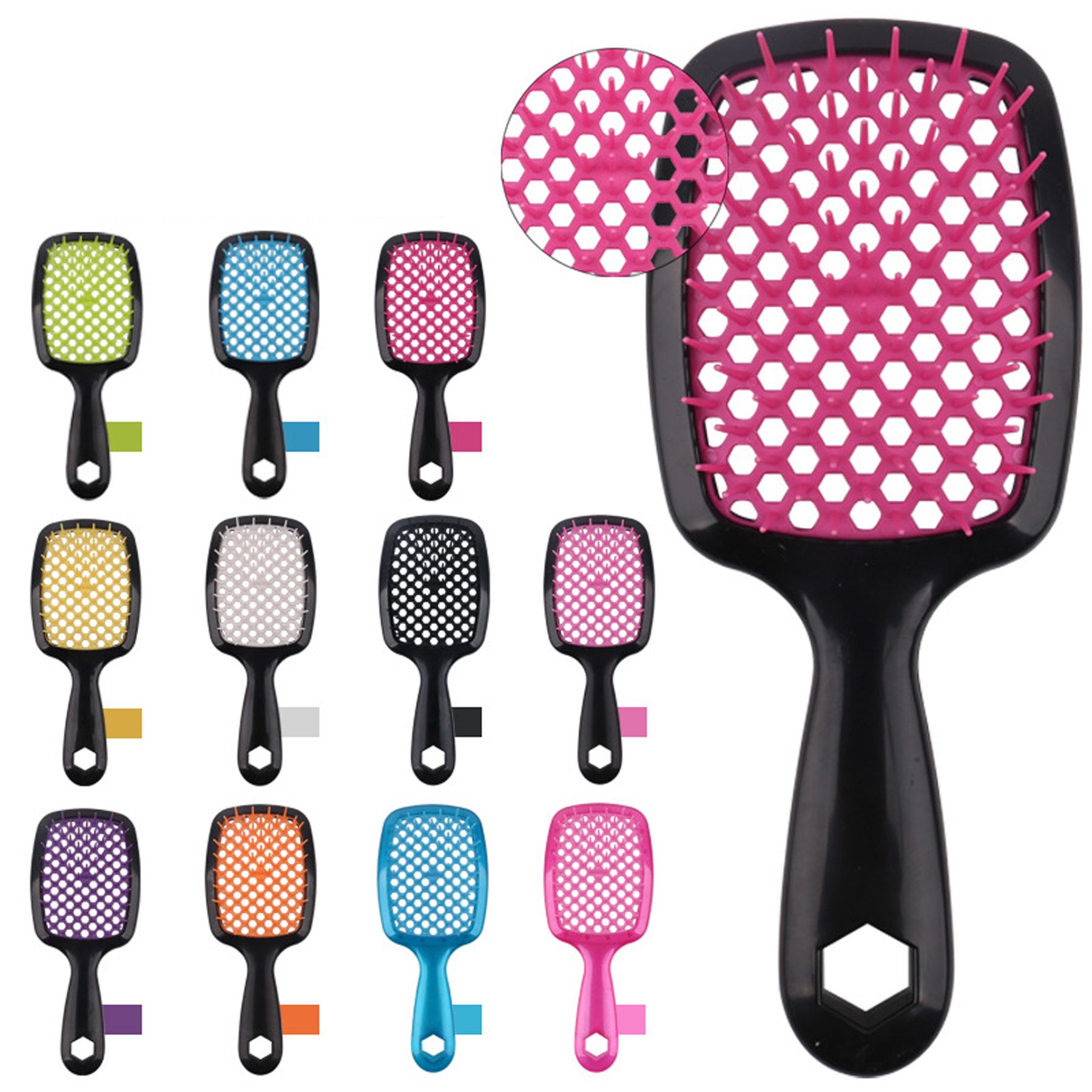 Wet and Dry Detangling Hair Brush 2