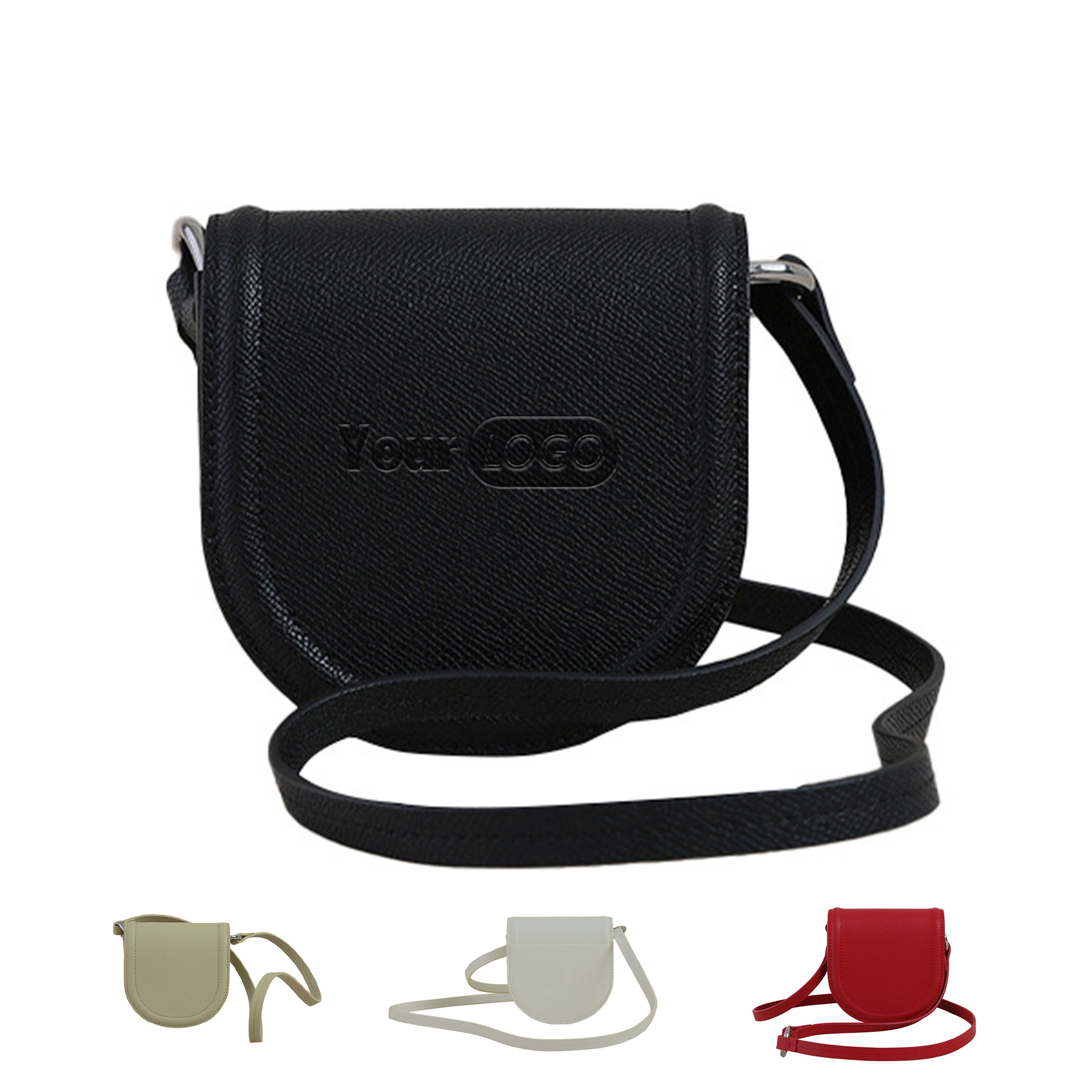 Genuine Leather Mini cross-body handheld women's bag 2