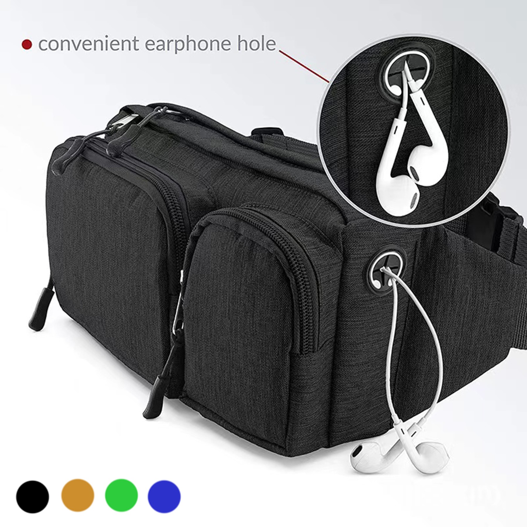 6 Pockets Belt Bag