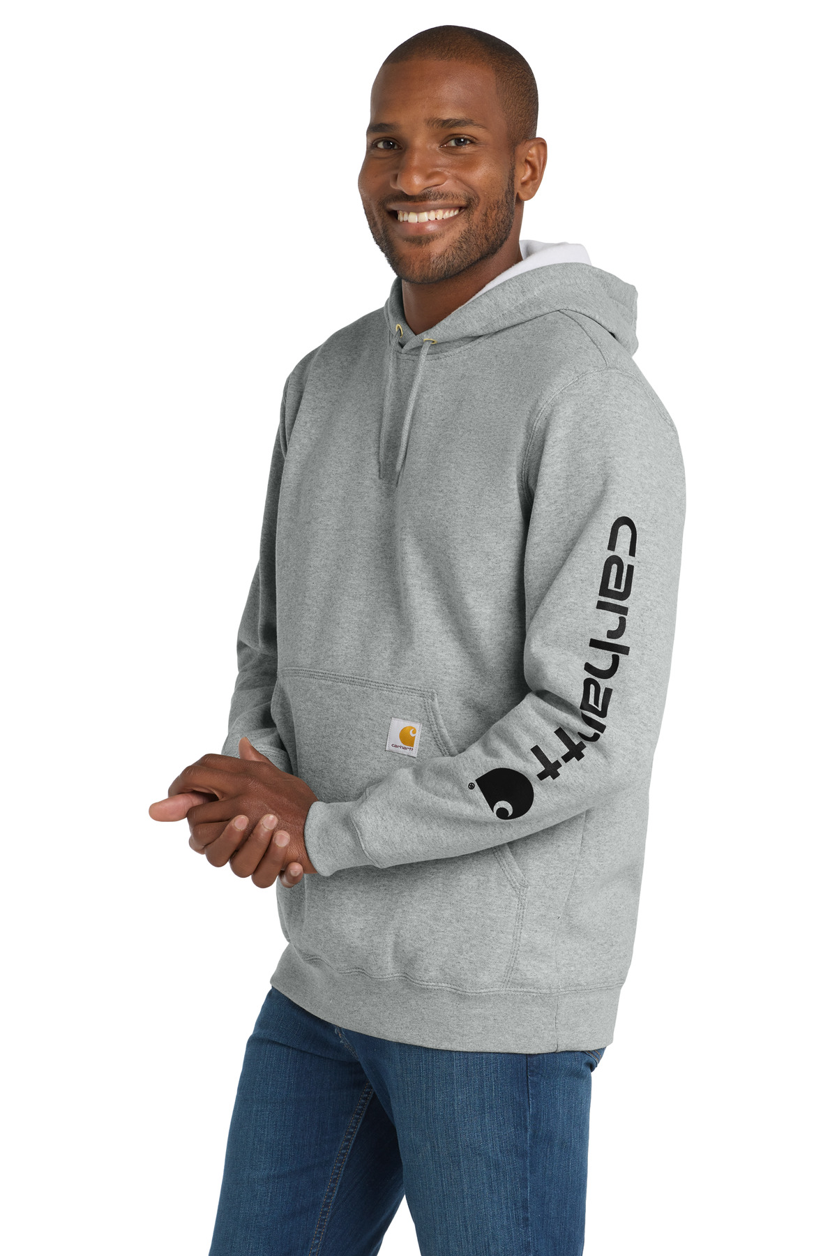 Carhartt Midweight Hooded Logo Sweatshirt CTK288 47