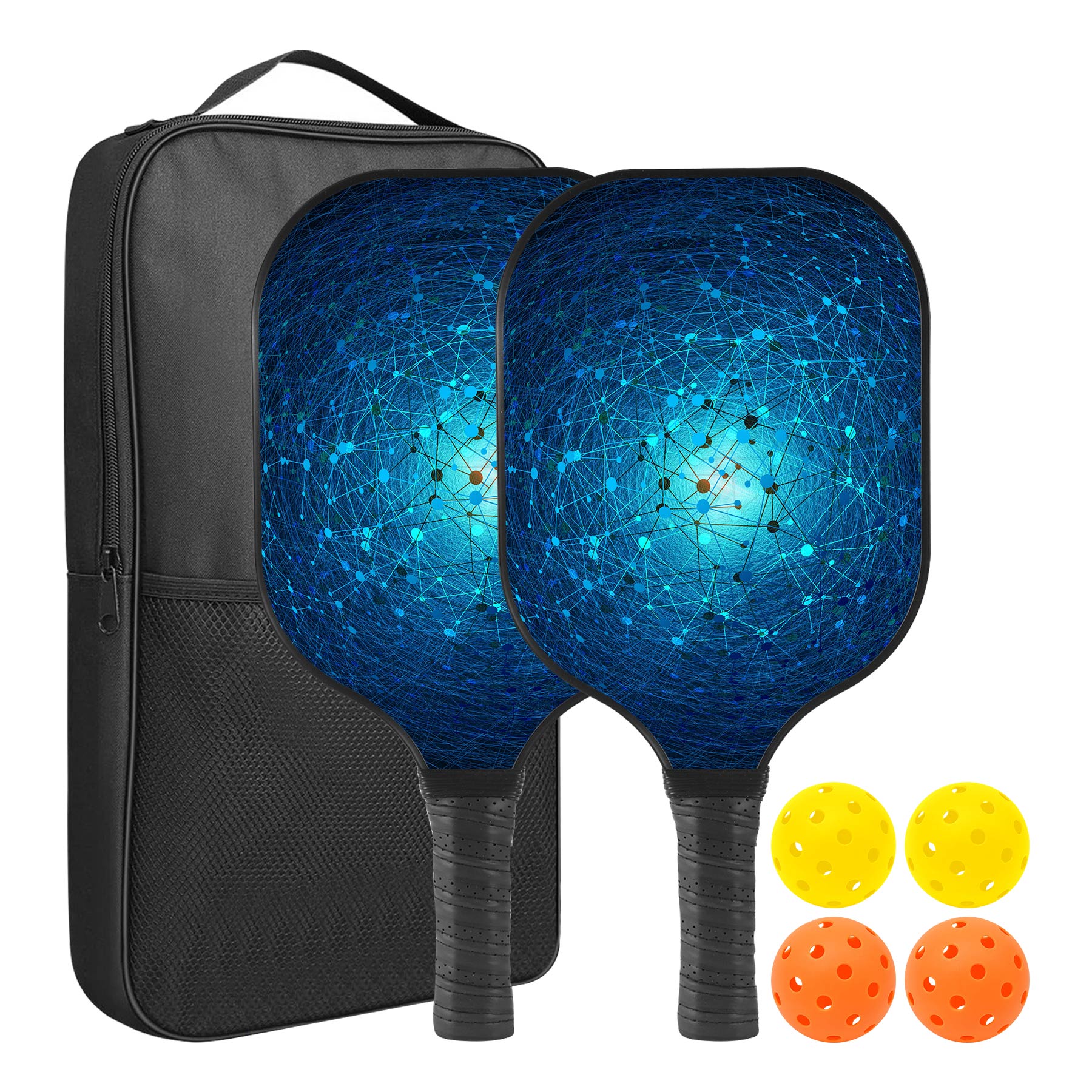 Custom Pickleball Racket Paddle & Ball Set With Carrying Bag 13
