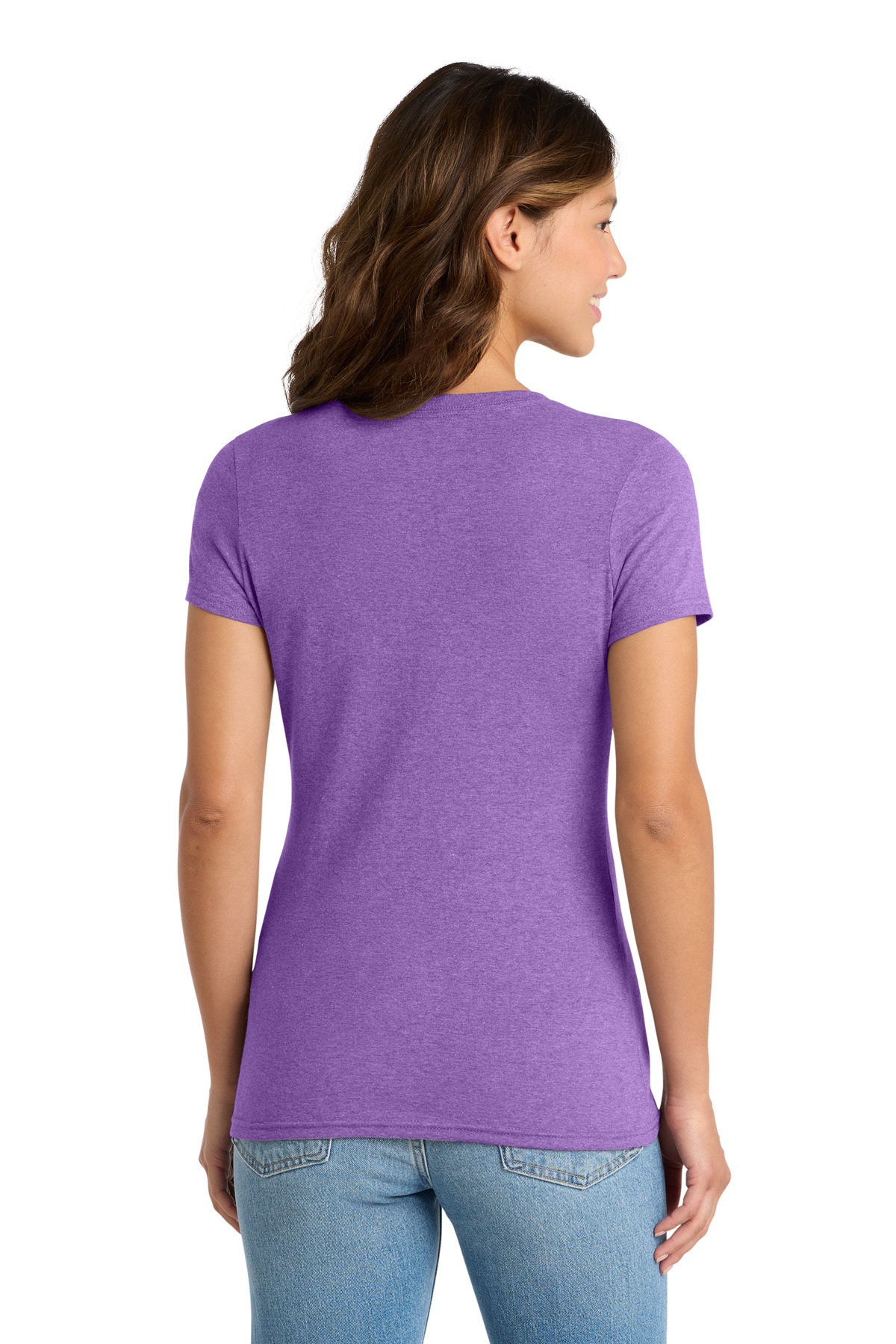 Port & Co Women's Tri-Blend V-Neck Tee. LPC330V 2