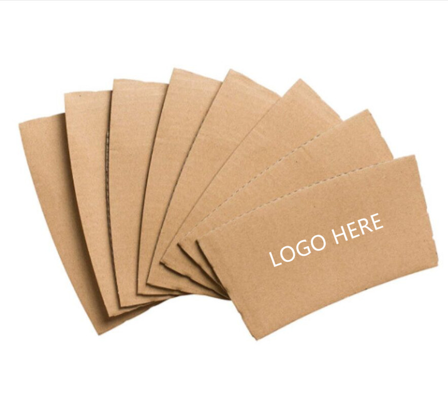Kraft Paper Coffee Cup Sleeve 2