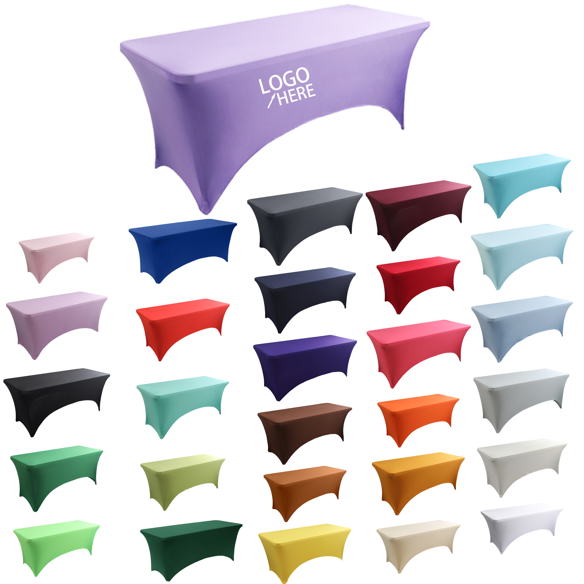 Thickened Polyester Square Tablecloth 1