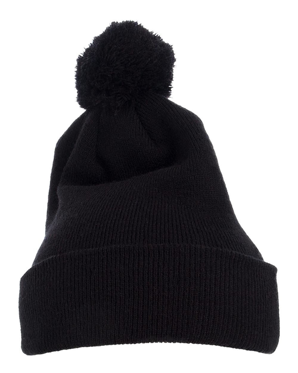 Pom-Pom Cuffed Knit Beanie - 1501P 10