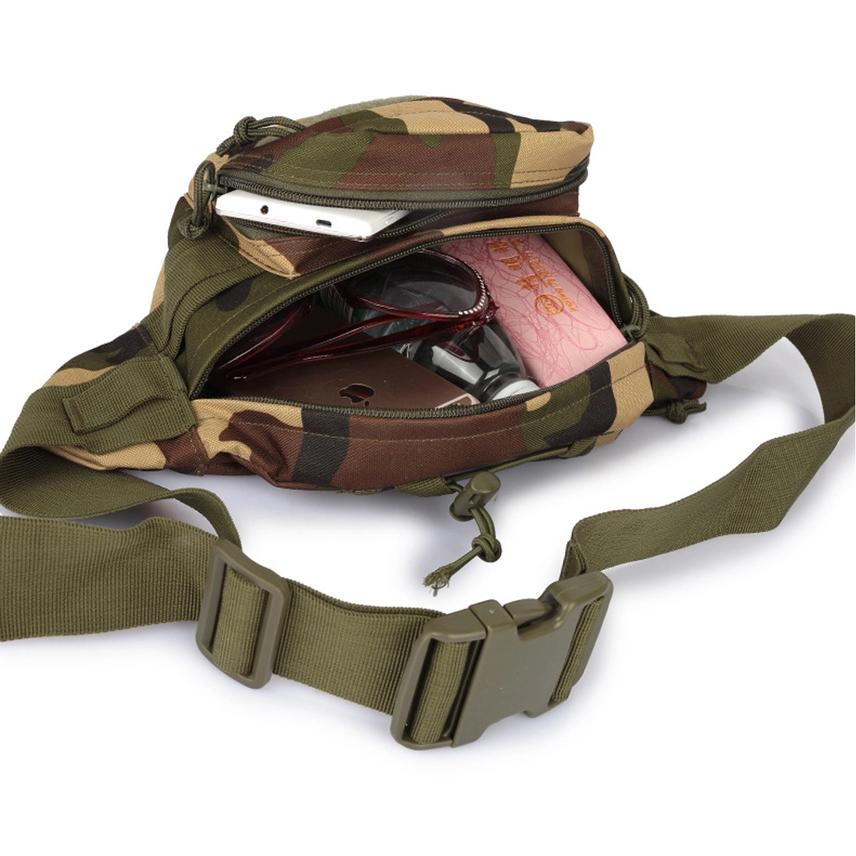 Adjustable Waist Pack for Men and Women Khaki 6