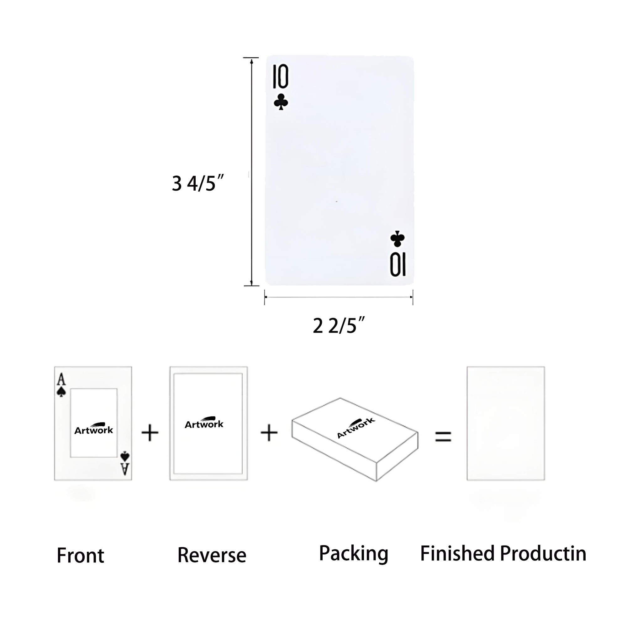 Customized Guandan Full Color Poker Cards 2