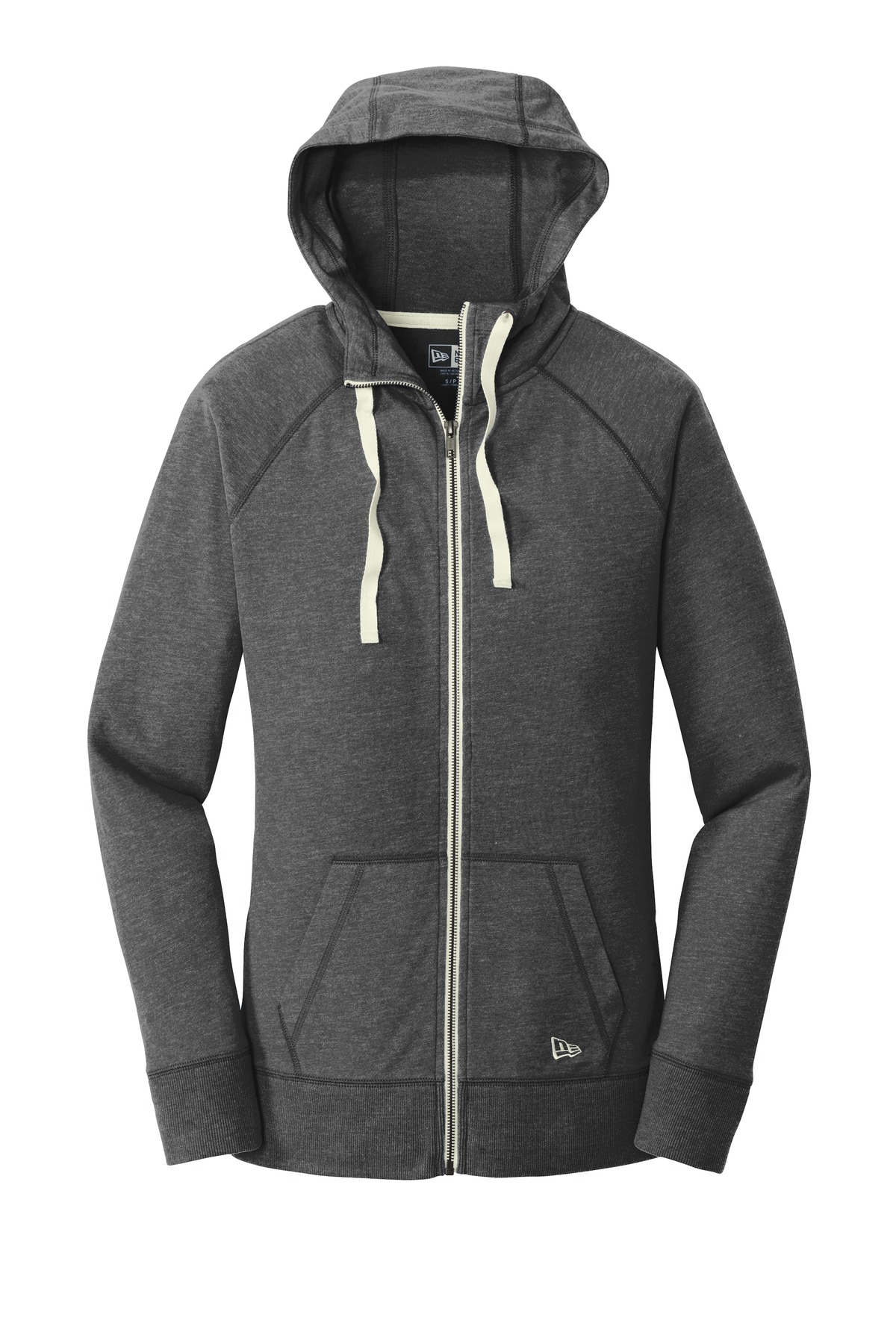 Women's Sueded Cotton Blend Full-Zip Hoodie
