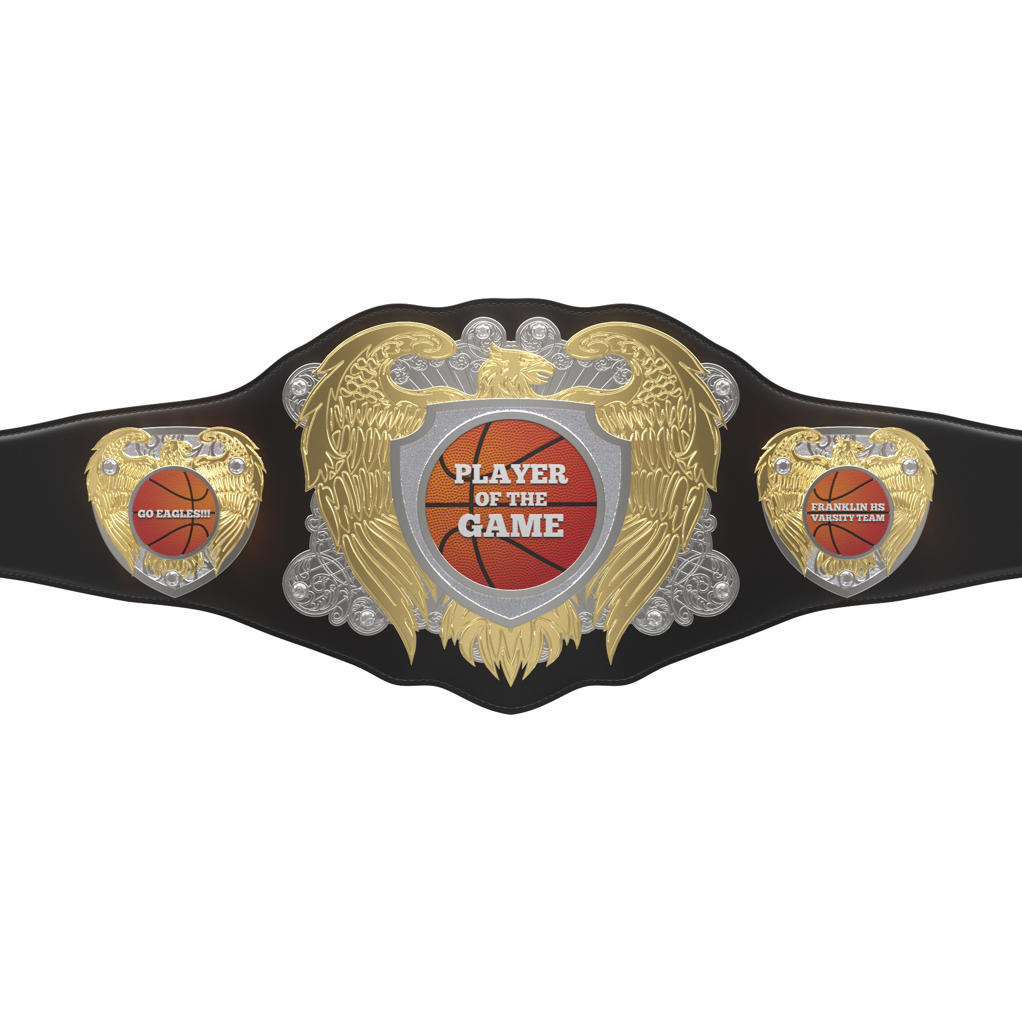 Express Vibraprint® Legion Award Belt w/ Black Leather 14