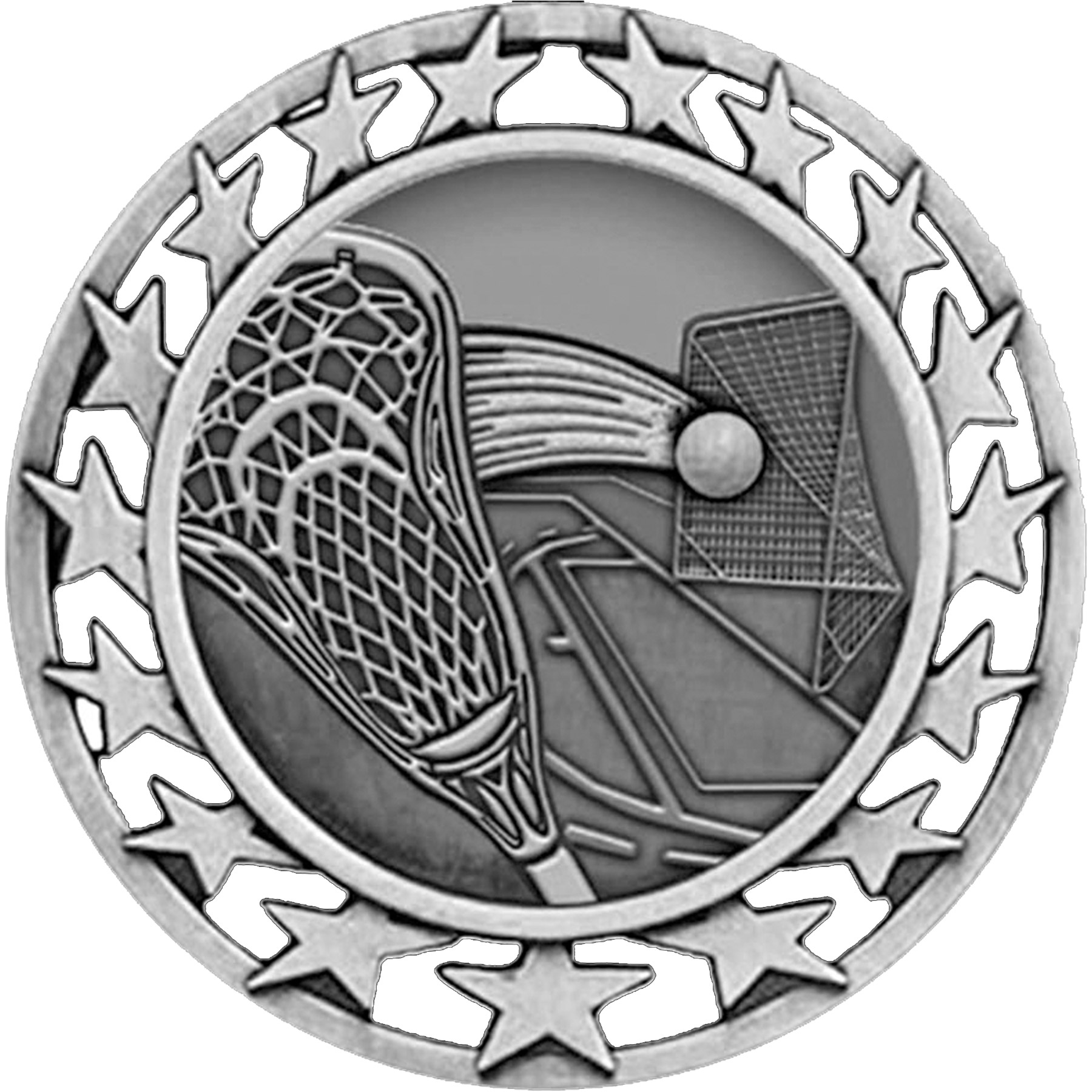Stock Star Sports Medals: Lacrosse 1