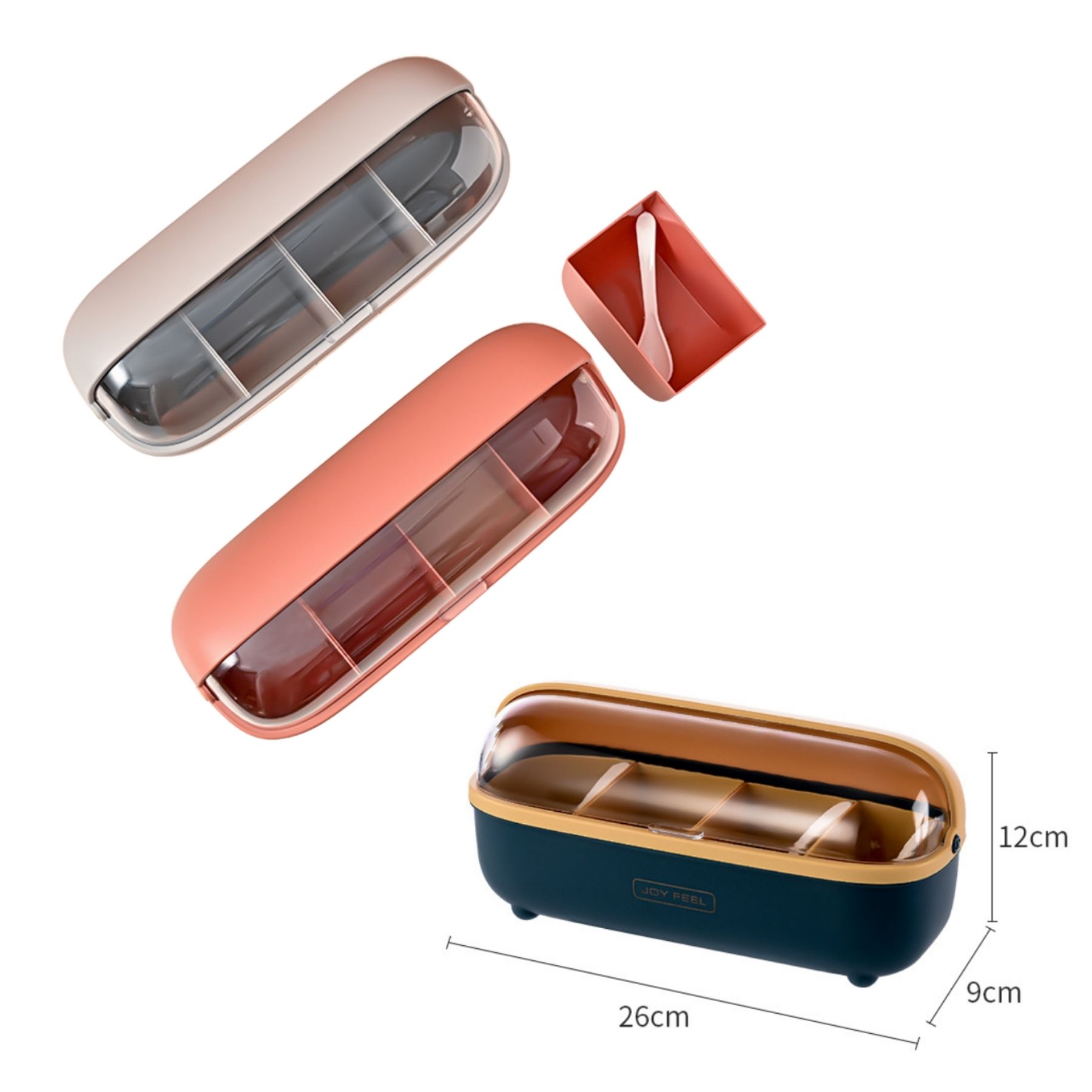 Capsule Shaped Condiment Box 3