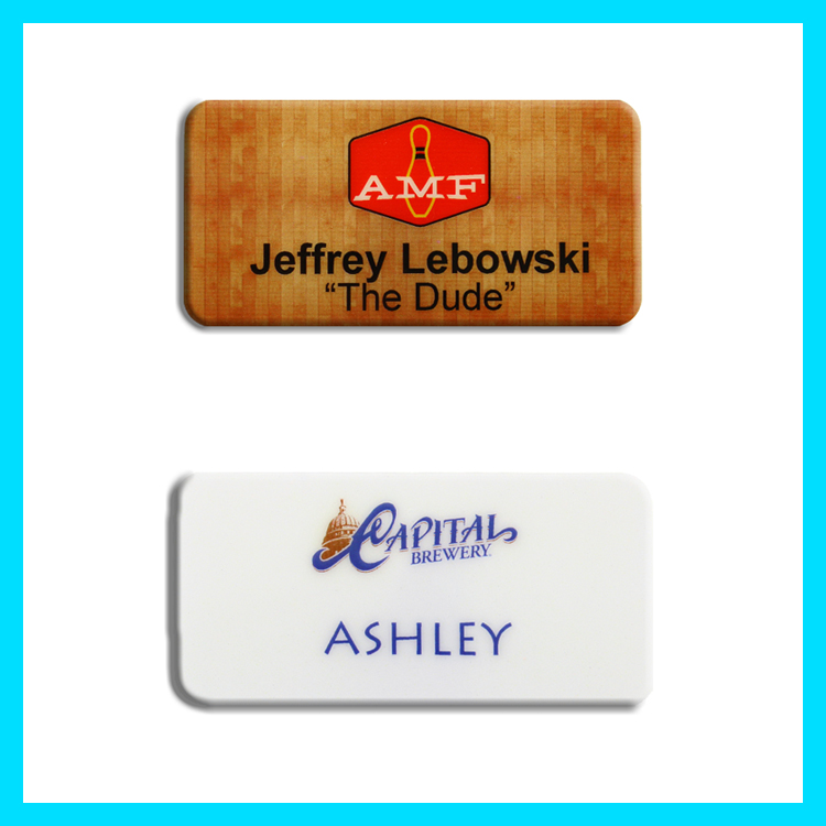 The Ares full color name badge 1.5"x3" 5