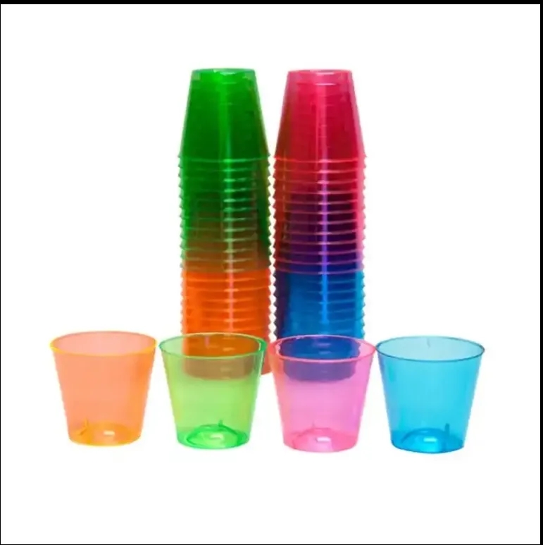 Plastic Rainbow Tableware Cup 3