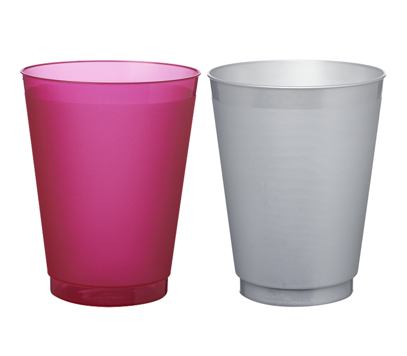 Frosted Reusable Plastic Cup, 16 oz. 4
