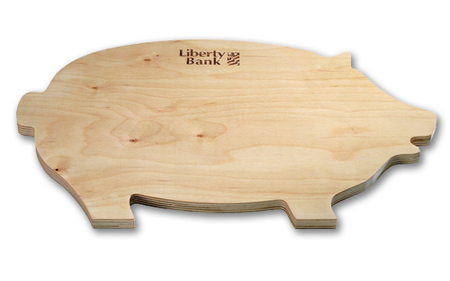 Wood Cutting Board - Cow 4
