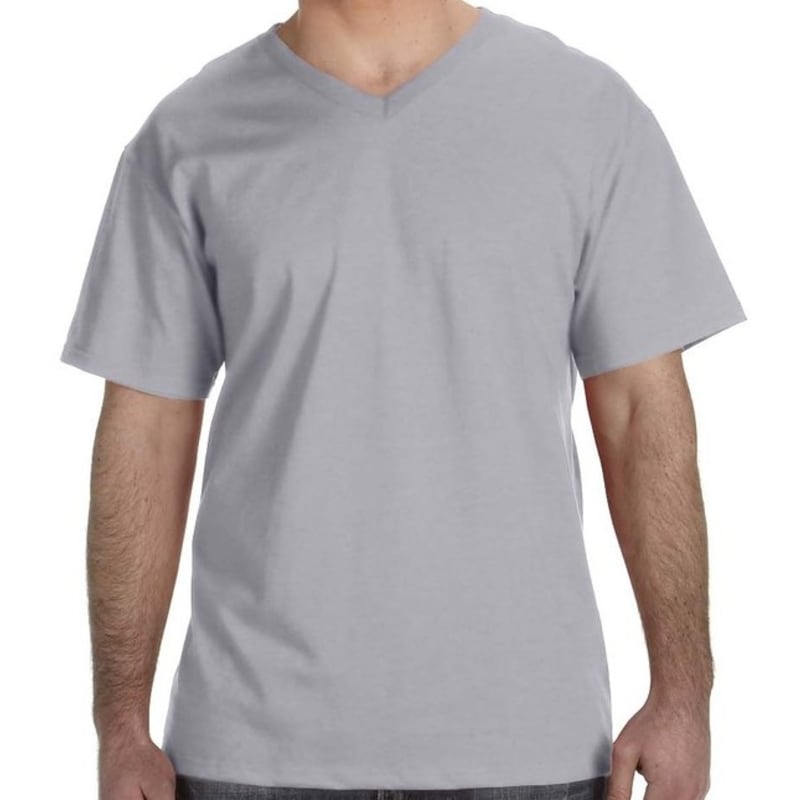 Fruit Of The Loom Mens 5 Oz., 100% Heavy Cotton HD® V-Neck T 13
