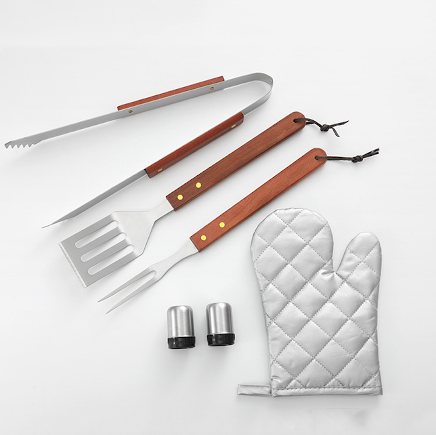 7-piece Outdoor BBQ Apron and Utensil Set 3
