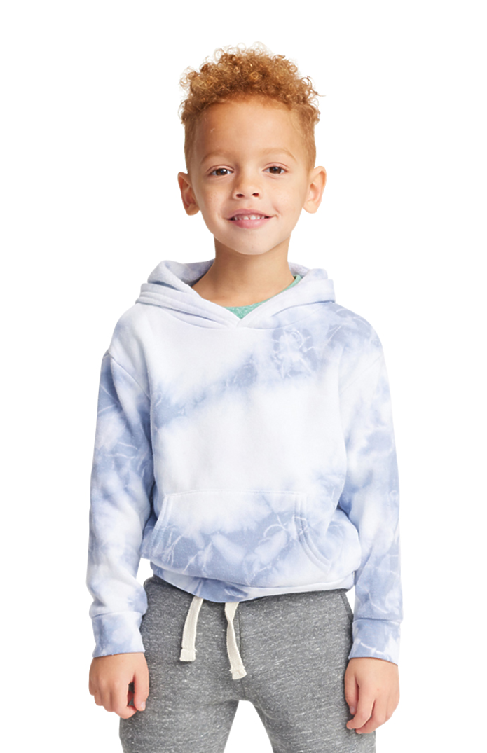 Toddler Fleece Cloud Tie Dye Pullover Hoodie 4