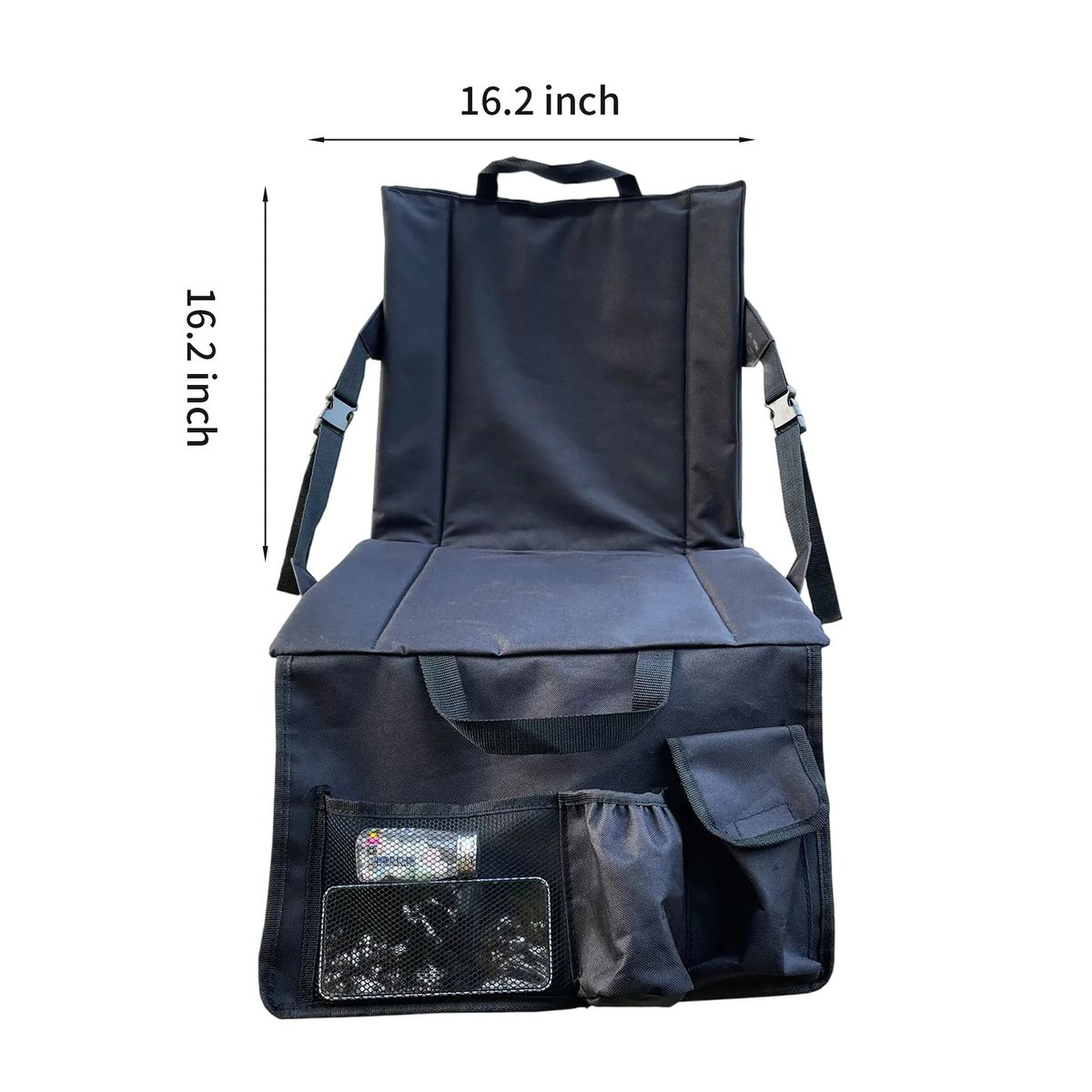 Stadium Pad with Adjustable Straps and Handle 2