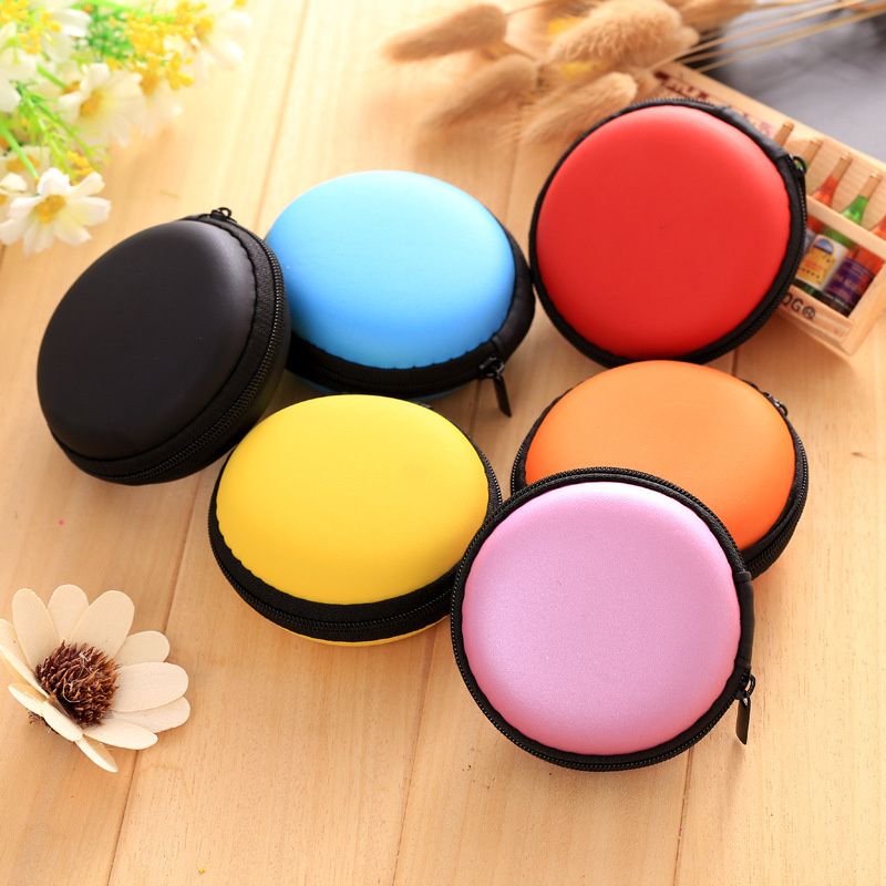 Small Round Earbud Storage Case 6