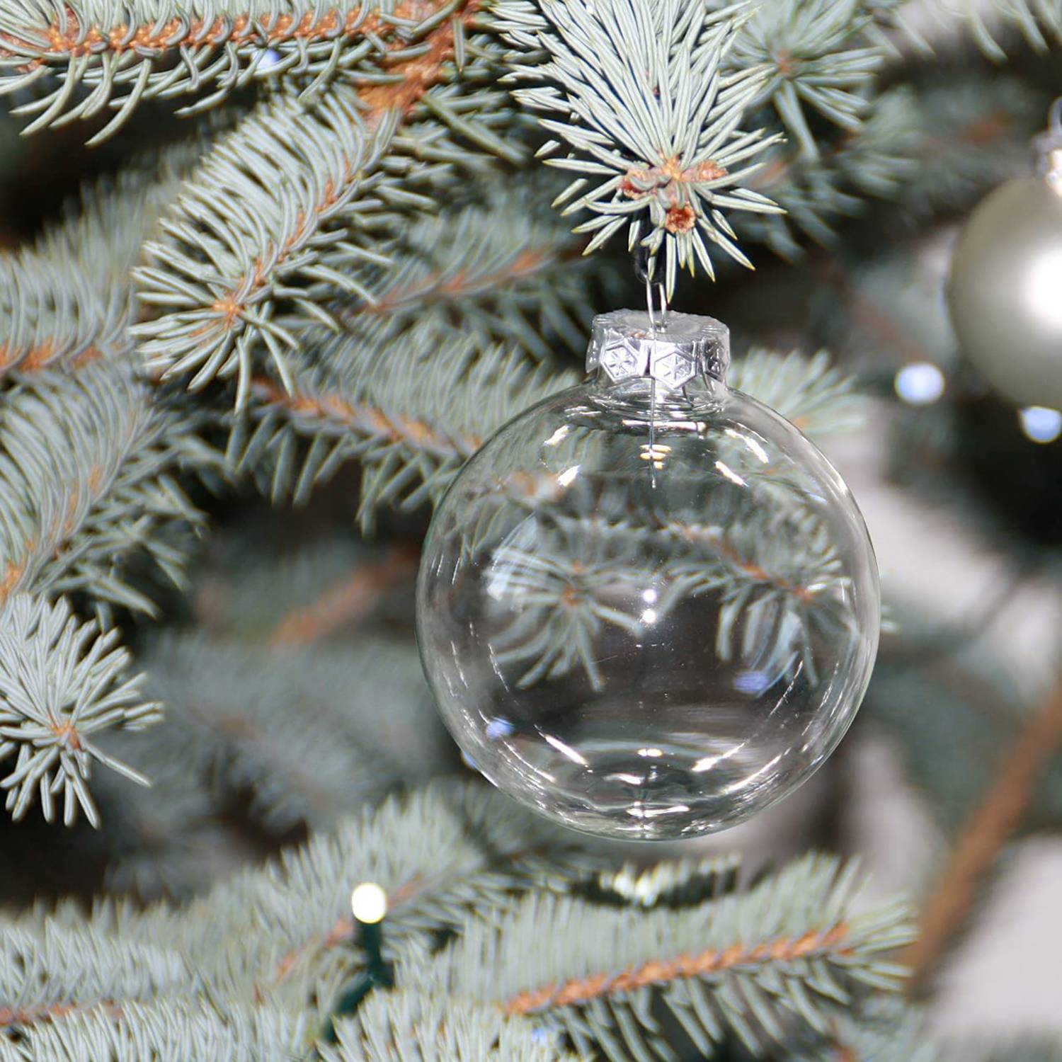 3 Inch Glass Christmas Ball Ornament 6