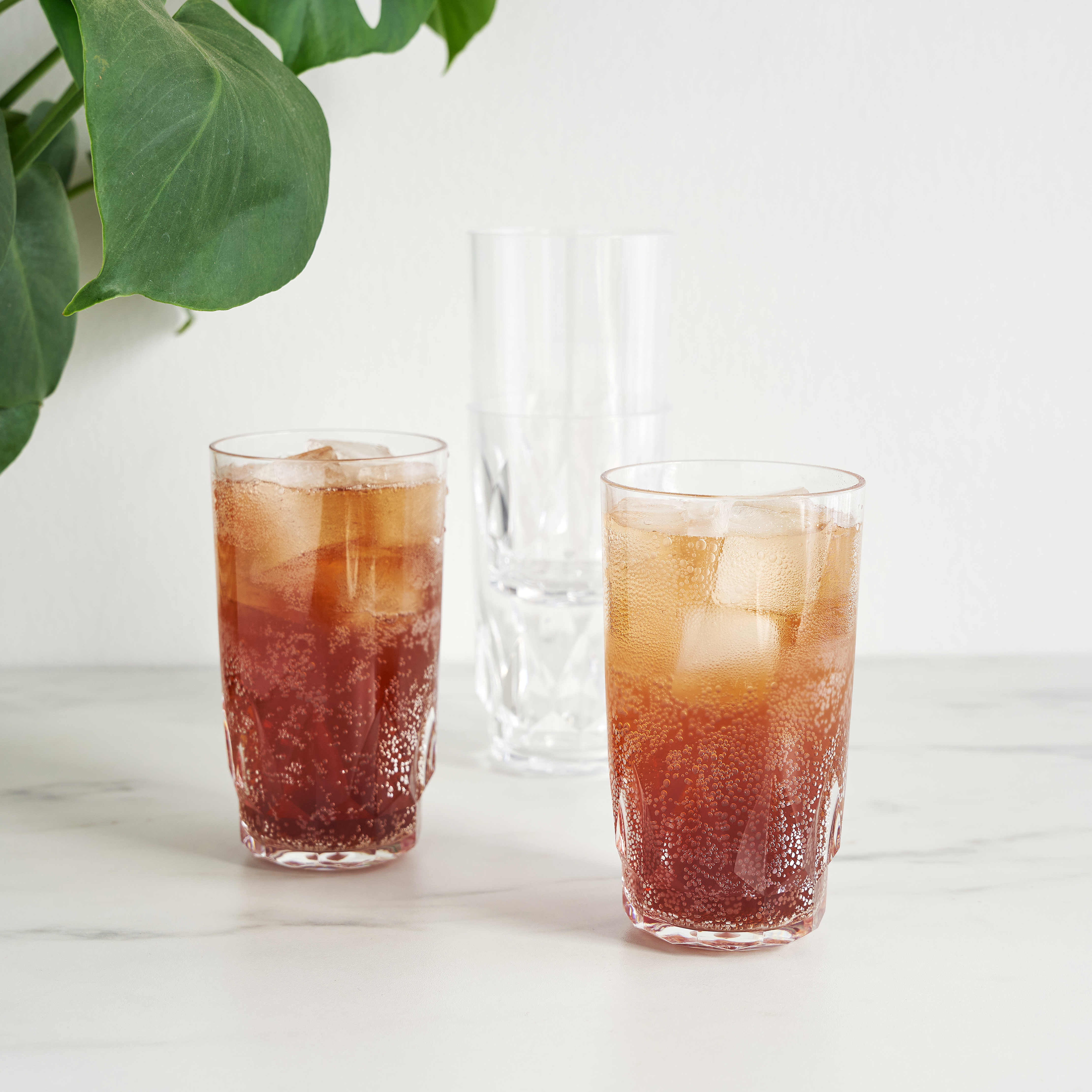 Viski® Shatterproof Acrylic Highball Tumbler, set of 4 1