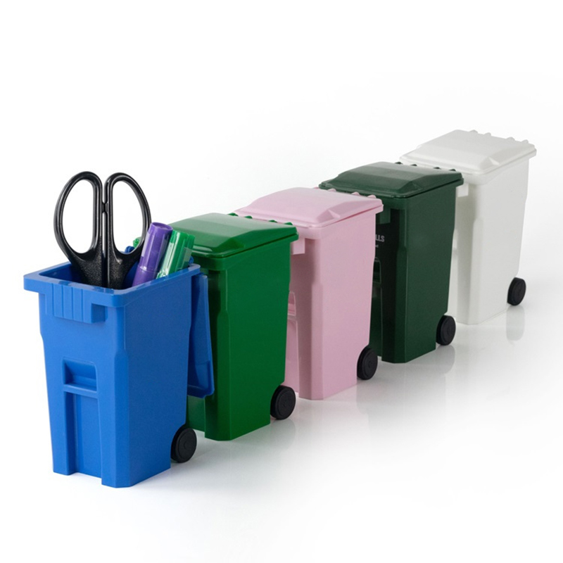 Creative Mini Trash Can Desktop Organizer 2